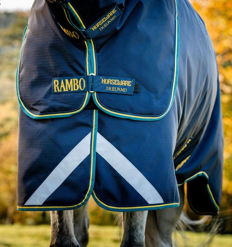 COPERTA RAMBO - DUO FORCE 2.0 TURNOUT (100g esterno con 100g di fodera e 300g di rivestimento)