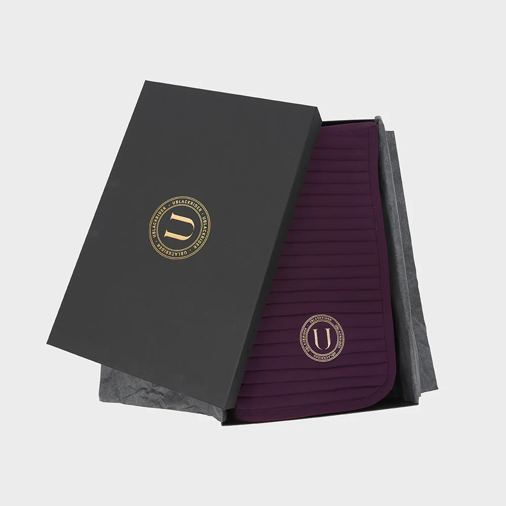 ELEGANCE - SET SOTTOSELLA E CUFFIA BURGUNDY