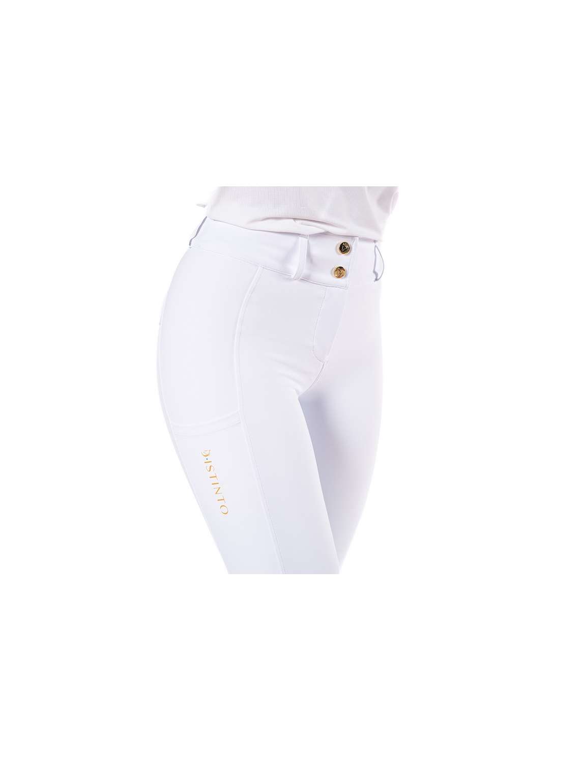 PANTALONI D•ISTINTO PEONIA BIANCHI